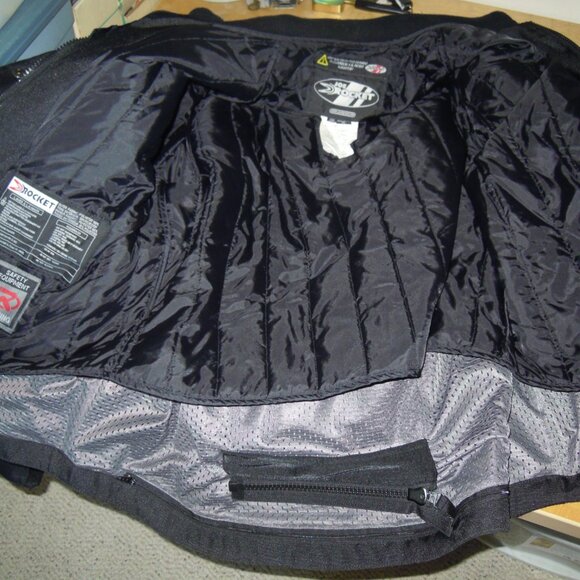 Joe Rocket Ballistic Series Black Motorcycle Riding Jacket Women's Size XL EUC - Picture 3 of 13